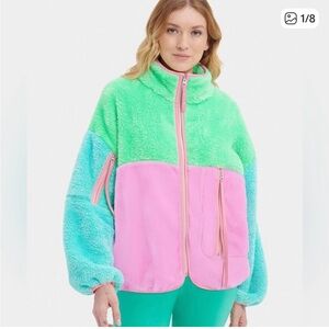 UGG Women's Colorful Fleece Puffer Jacket
